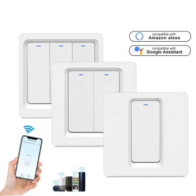 Tuya Wireless Smart EU Light Wall WIFI IoT Remote Switch