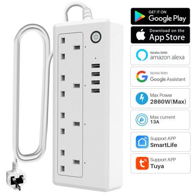 UK WiFi Tuya Smart Power Strip